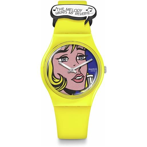 Swatch roy lichtenstein pop art orologio solo tempo so28z117