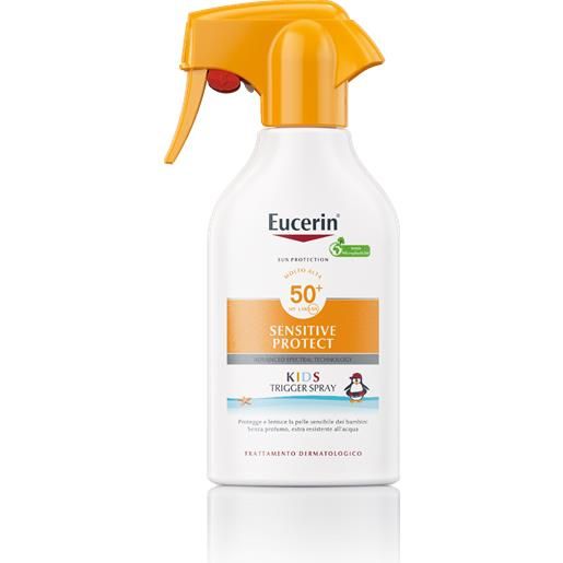Eucerin sun kids trigger spray solare spf 50+ protezione bambini 250 ml