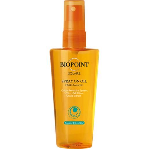 Biopoint solaire spray on oil