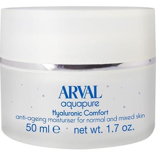 Arval aquapure hyaluronic comfort crema antietà pelli normali e miste