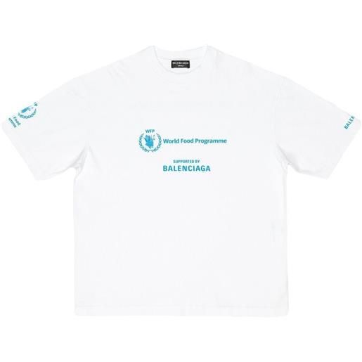 Balenciaga t-shirt con stampa grafica - bianco