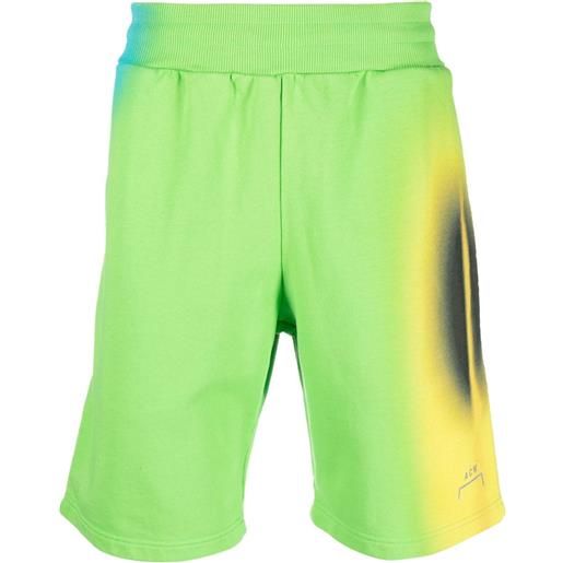 A-COLD-WALL* shorts sportivi a vita media - verde