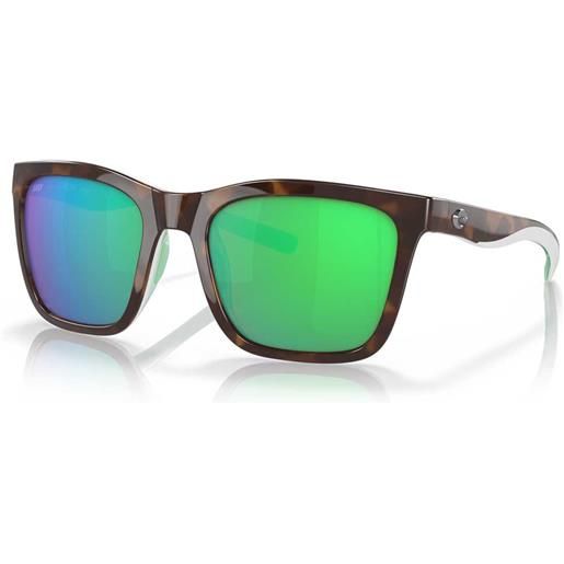 Costa panga mirrored polarized sunglasses marrone green mirror 580p/cat2 uomo