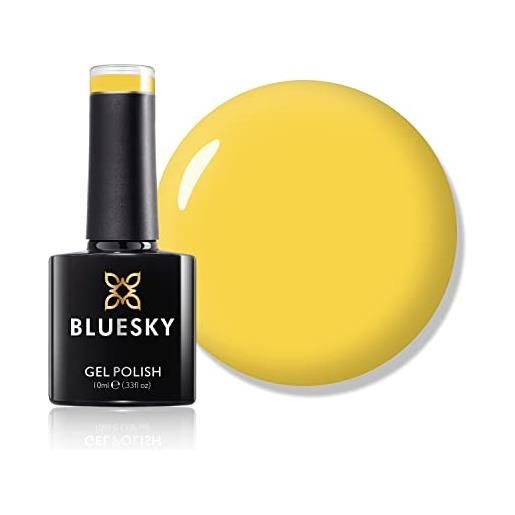 Bluesky smalto per unghie gel, mature yellow, dc51, giallo, oro, pastello, neon (per lampade uv e led) - 10 ml