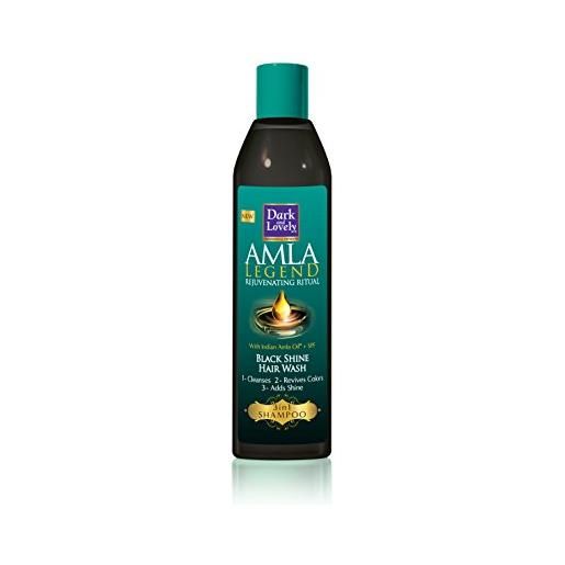 Dark & Lovely, amla legend - shampoo brillantezza per capelli neri, 250 ml, lotto di 2