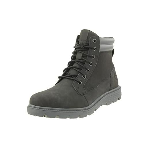 Timberland walden park wr boot, hiking, winter boots uomo, black, 41.5 eu