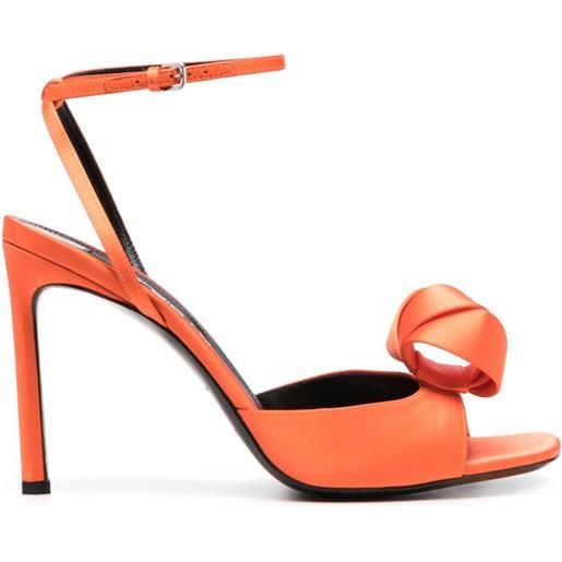 Sergio Rossi sandali con applicazione 75mm - arancione