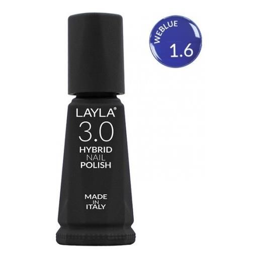 LAYLA 3.0 hybrid nail polish - smalto per unghie n. 1.6 weblue