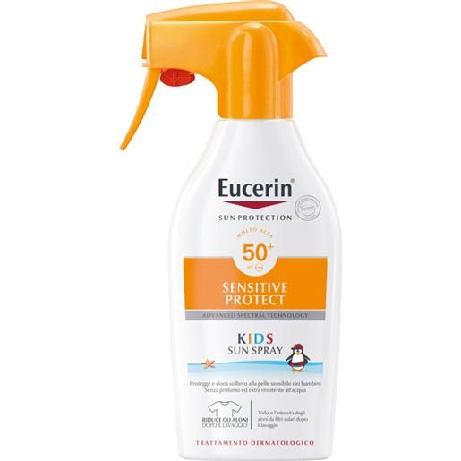 Eucerin sensitive protect kids trigger sun spray spf50+ 250ml spray solare corpo alta prot. , prodotti per bambini