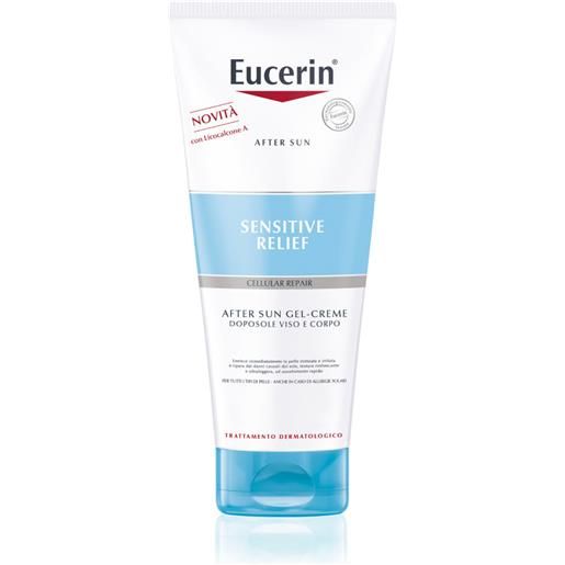 Eucerin sensitive relief after sun gel-creme 200ml gel corpo doposole, crema corpo doposole, doposole viso