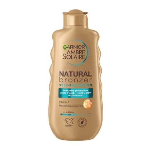 Garnier ambre solaire natural bronzer self-tan lotion lozione autoabbronzante 200 ml unisex