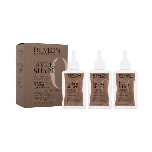 Revlon Professional lasting shape curly curling lotion resistant hair 0 prodotto per una durata più lunga delle onde 3x100 ml