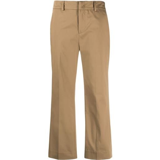 DONDUP pantaloni crop - marrone