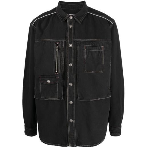 MARANT giacca-camicia con tasche - nero