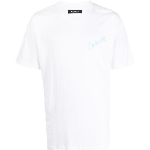 Nahmias t-shirt miracle surf - bianco