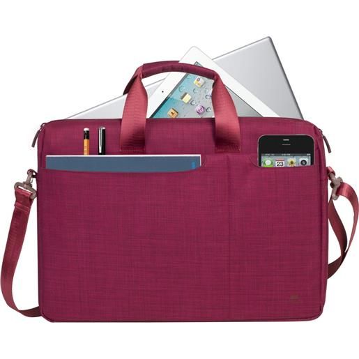 Rivacase borsa per notebook 39,6 cm (15.6) valigetta ventiquattrore rosso - 8335red