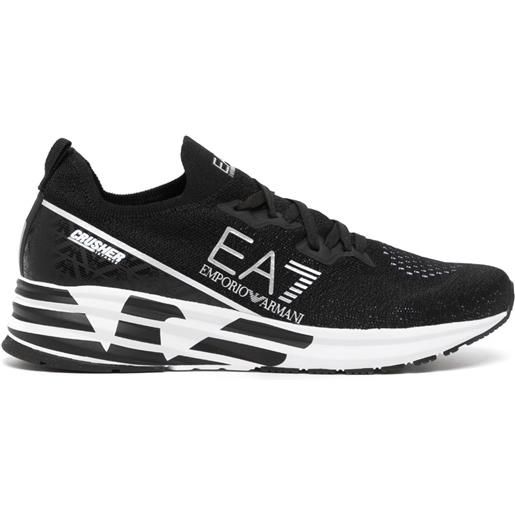 Ea7 Emporio Armani sneakers crusher distance - nero