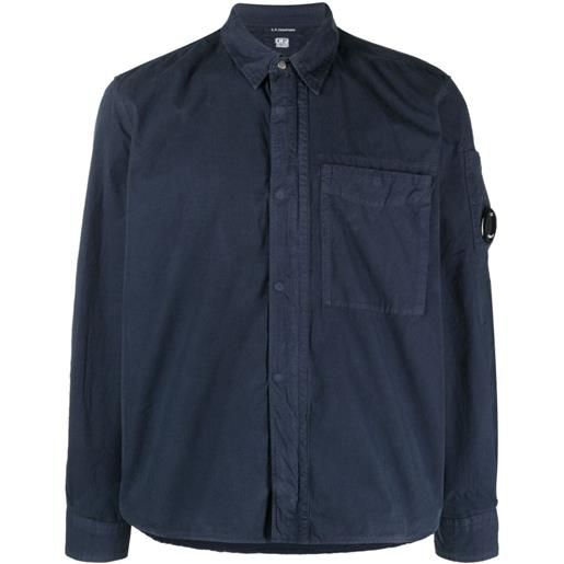 C.P. Company camicia con applicazione - blu