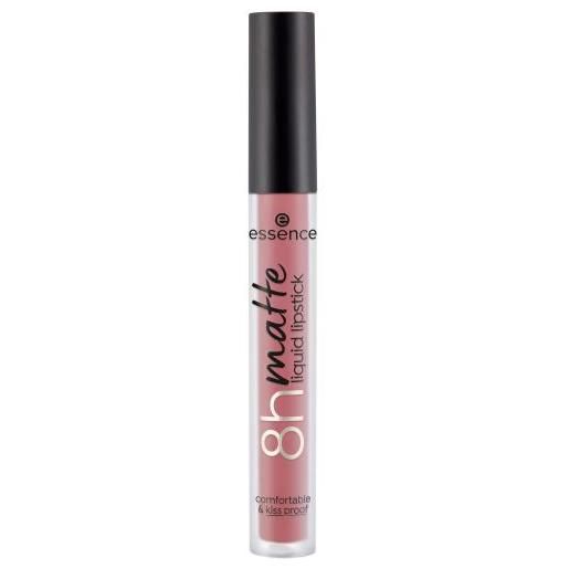 Essence 8h matte liquid lipstick rossetto liquido opaco a lunga durata 2.5 ml tonalità 04 rosy nude