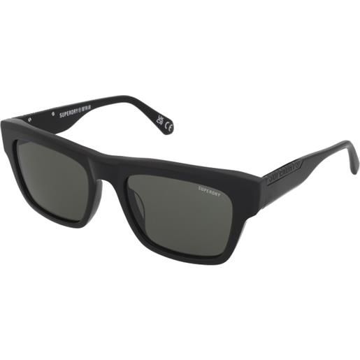 Superdry sds 5011 104 | occhiali da sole graduati o non graduati | unisex | plastica | rettangolari | nero | adrialenti