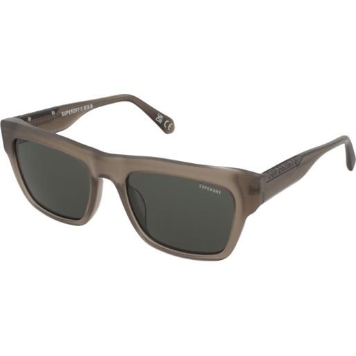Superdry sds 5011 109 | occhiali da sole graduati o non graduati | unisex | plastica | rettangolari | grigio | adrialenti