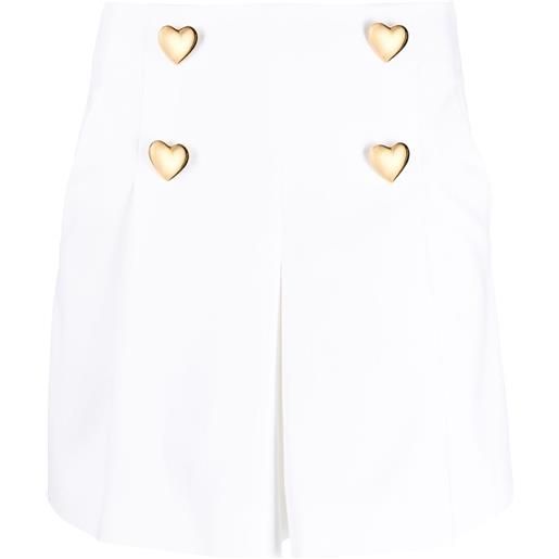 Moschino shorts con bottoni - bianco