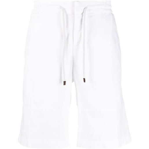 Brunello Cucinelli shorts con coulisse - bianco