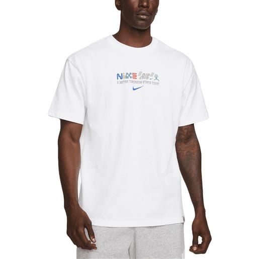Nike t-shirt da uomo max90 oc pk4 v2 bianco