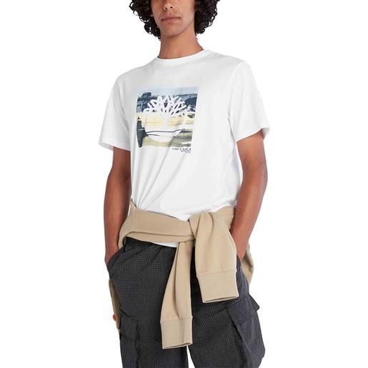 Timberland t-shirt da uomo coast graphic bianca