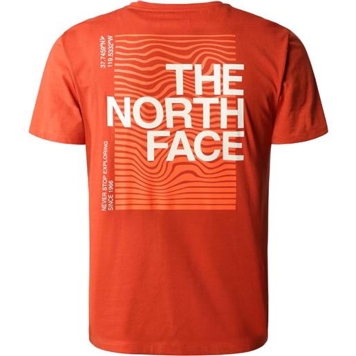 The North Face t-shirt da uomo foundation graphic bronzo