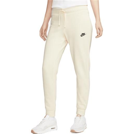 Nike pantalone da donna mid-rise slim beige