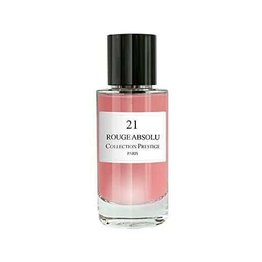 Rose Paris n°21 rouge absolu | collezione prestige edition privée Rose Paris - eau de parfum di alta gamma, made in france + pochon Rose Paris