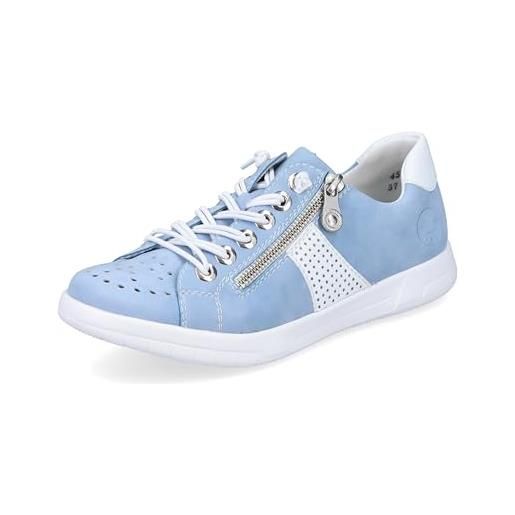Rieker 45615, scarpe da ginnastica donna, blu, 39 eu