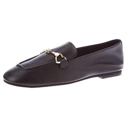 Love Moschino ja10421g0gik5, mocassini, donna, nero, 37 eu