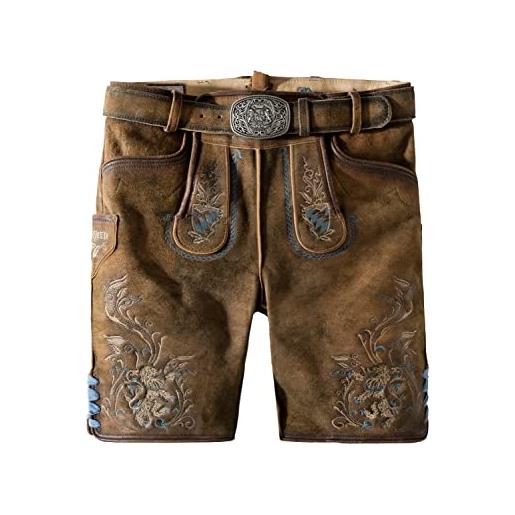Stockerpoint bavaresi pantaloni eleganti da uomo, avana, 48