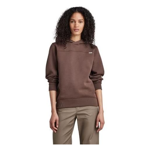 G-STAR RAW women's thistle back graphic hoodie, marrone (chocolat d22358-a971-285), s