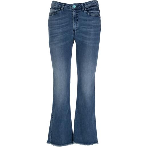 MASON'S | jeans trombetta olivia blu