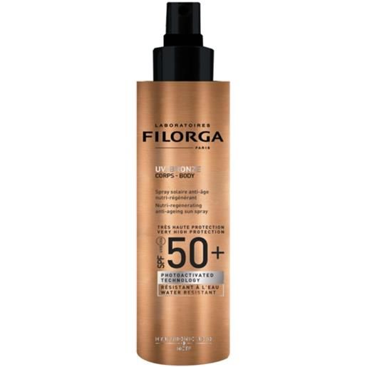 Filorga uv bronze body50 - spray solare anti-età nutri-rigenerante spf 50+ 150ml