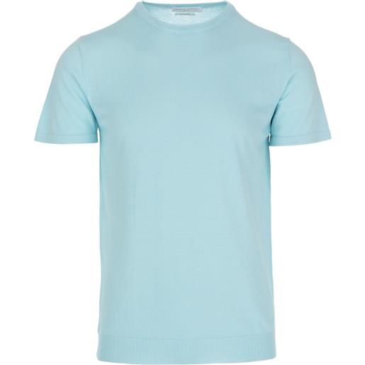 DANIELE FIESOLI | t-shirt cotone crepe azzurro cielo