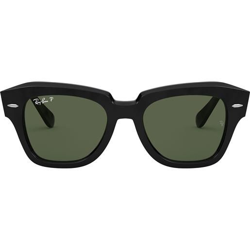 Ray-Ban occhiali da sole Ray-Ban state street rb2186 901/58 polarizzati