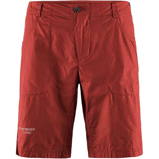 KlÄttermusen ansur shorts rosso xs uomo