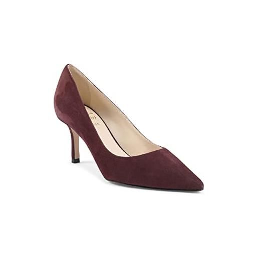 19V69 ITALIA womens pump bordeaux ines65 burgundy velvet