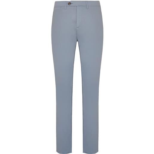 Camicissima cotton popeline chinos trousers light blue