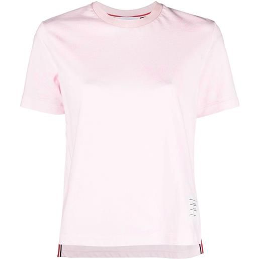 Thom Browne t-shirt con stampa - rosa