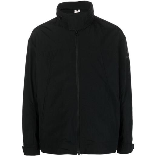 Premiata giacca a vento con zip - nero