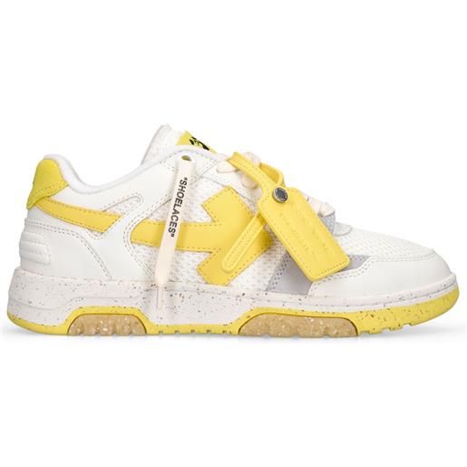 OFF-WHITE sneakers slim out of office in pelle 30mm