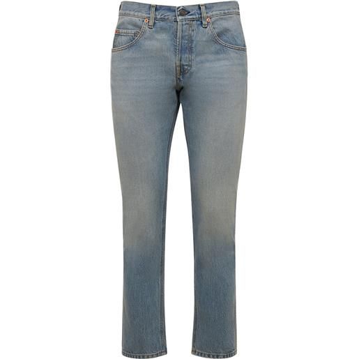 GUCCI jeans tapered fit in denim di cotone