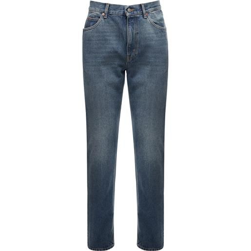 GUCCI jeans in denim di cotone con logo 20cm