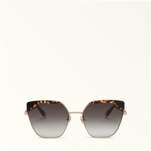 Furla sunglasses sfu690 occhiali da sole nero nero metallo + acetato donna