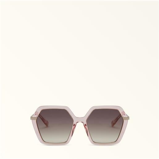 Furla sunglasses sfu691 occhiali da sole quarzo rosa metallo + metallo donna